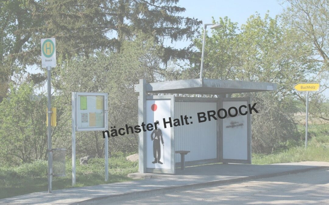 Bushaltestelle Broock 2023
